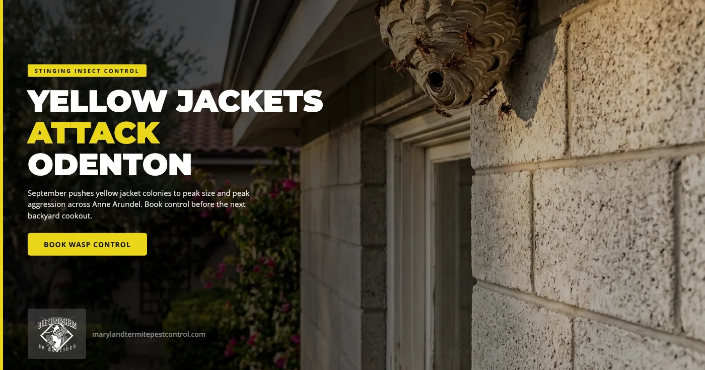 Why September Yellow Jackets Are Most Aggressive in Odenton, MD — and How to Stay Protected