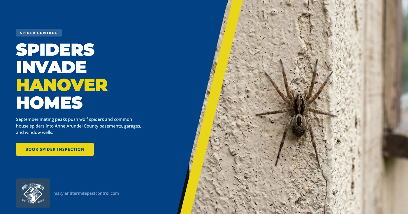 Why September Brings Spiders Into Hanover, MD Homes — and How to Keep Them Out