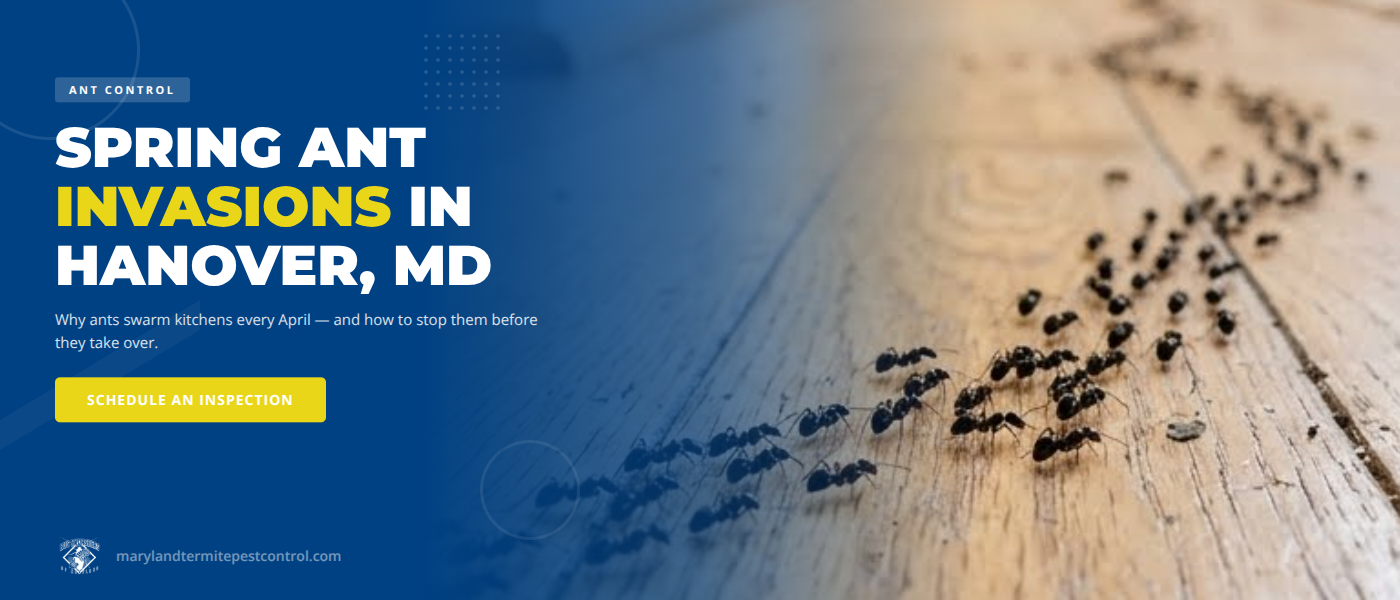 Spring Ant Invasions in Hanover, MD - Kitchen Ant Guide | Bug Squashers of Maryland