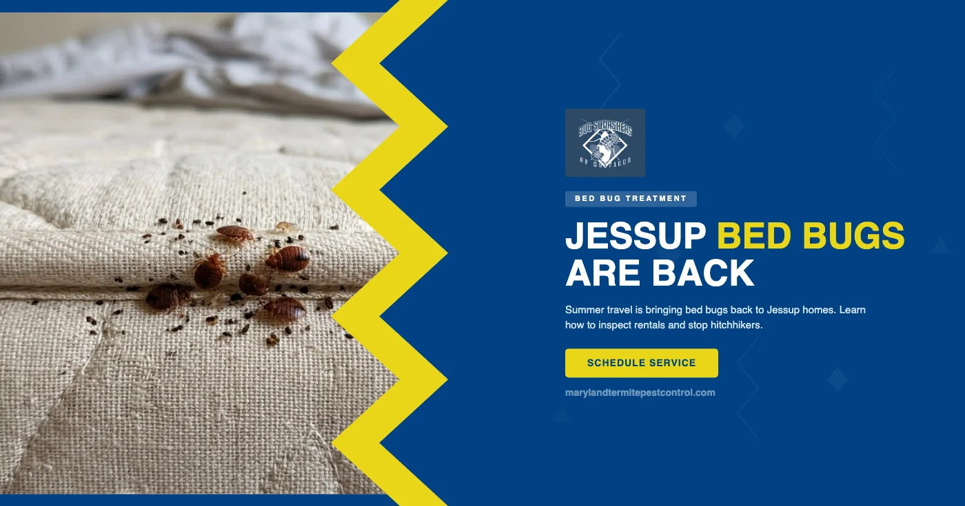 Summer Travel Bed Bug Risks in Jessup, MD